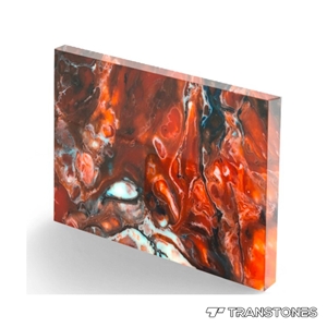Artificial Marble Red Stone Alabaster Sheet