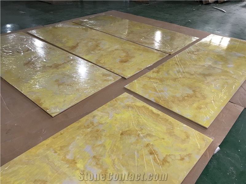 Artificial Wall Tiles Crystallized Stone Slabs