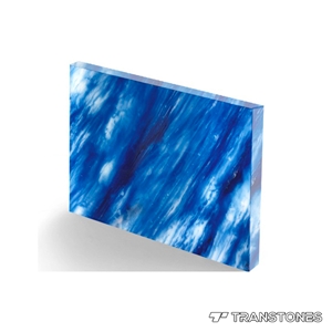 Blue Faux Alabaster Sheet for Table Top Blue Faux Alabaster Sheet for Table Top