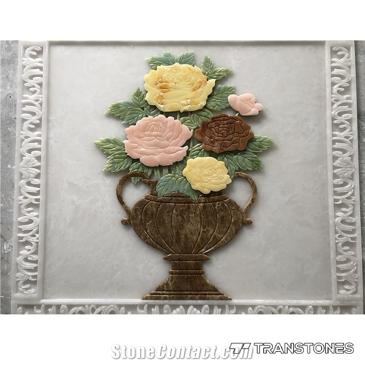 Chinese Style Cnc Cut Faux Alabaster for Wall Ceilings