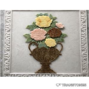 Chinese Style Cnc Cut Faux Alabaster for Wall Ceilings