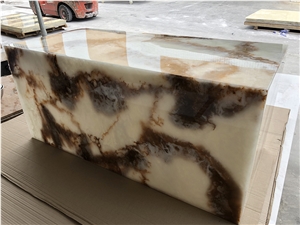 Crystallized Onyx Stone Box