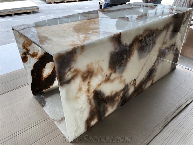Crystallized Onyx Stone Box