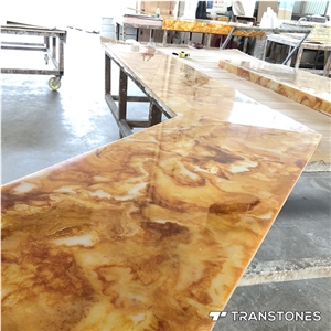 Customized Faux Stone Bar Counter For Interior Dec