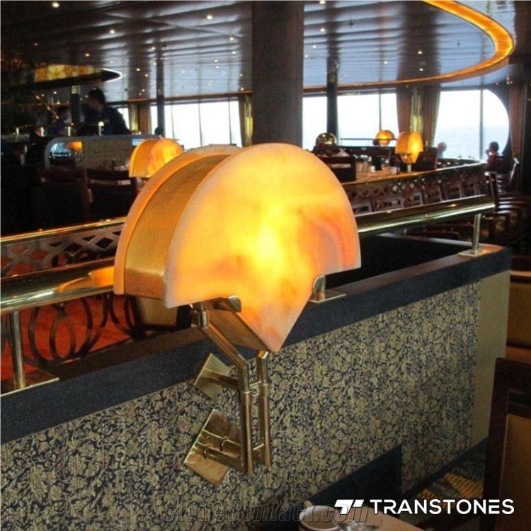Customized Shape Slab for Home Lighting Walls Deco