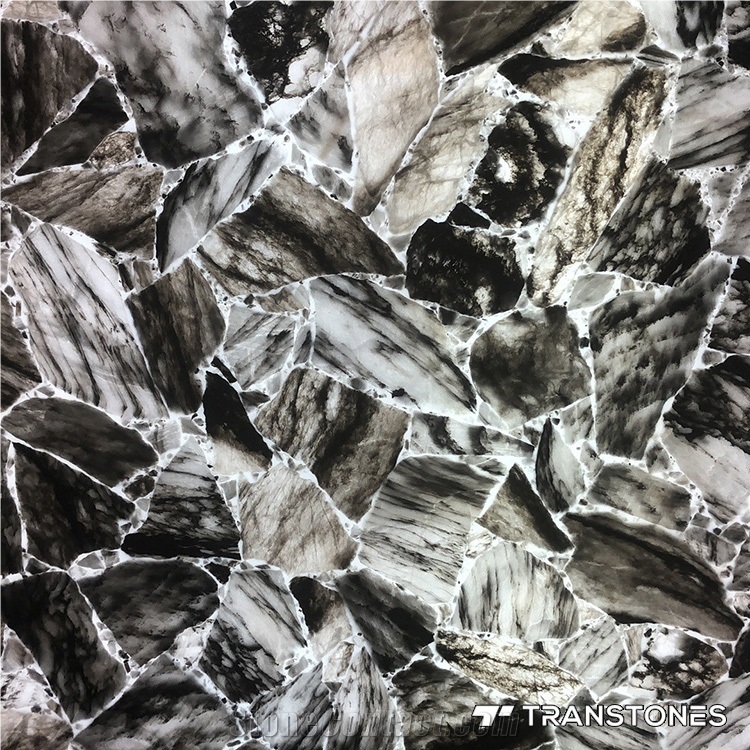 Customized Slab Natural Onyx Sheet Polished for Interior