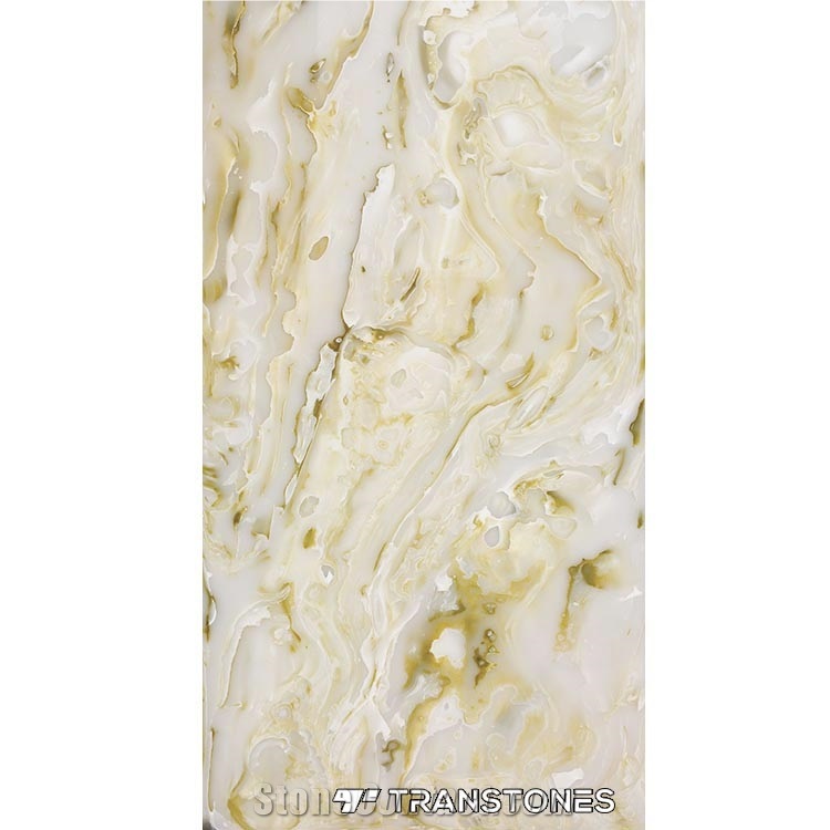 Faux Backlit Onyx Panel Alabaster Acrylic Sheets