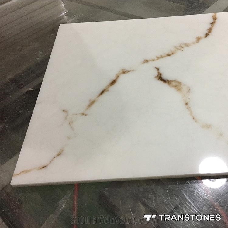 Polished Surface Faux Stone Backlit Wall Panels