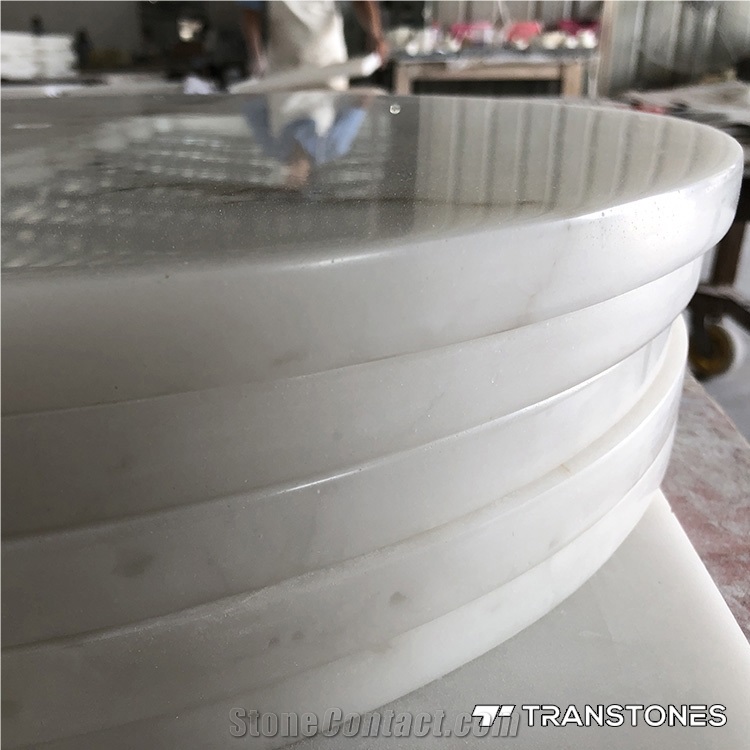 Resin Alabaster Round Shape Price for Home Decor