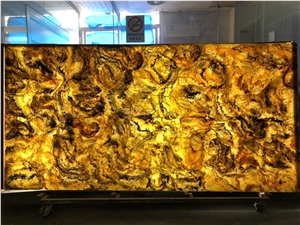 Tabby Crystallized Slabs Artificial Stone Tiles