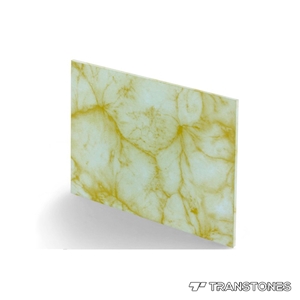 Translucent Faux Alabaster Stone for Wall Tile Design