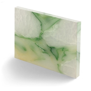 Translucent Green Onyx Slabs Price Faux Stone