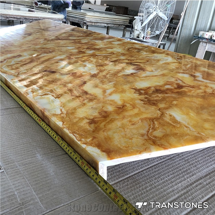 Translucent Onyx Slabs Alabaster Sheet Table Top