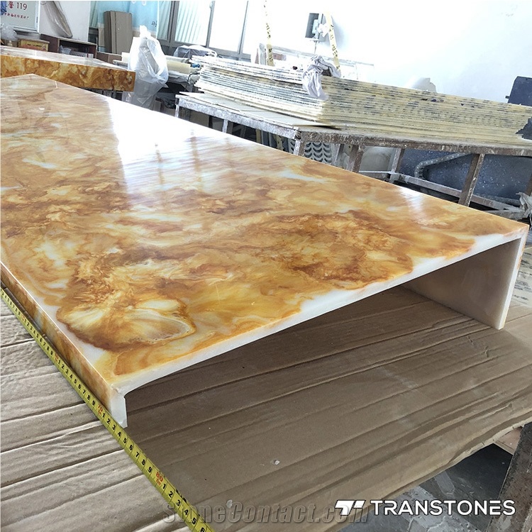 Translucent Onyx Slabs Alabaster Sheet Table Top