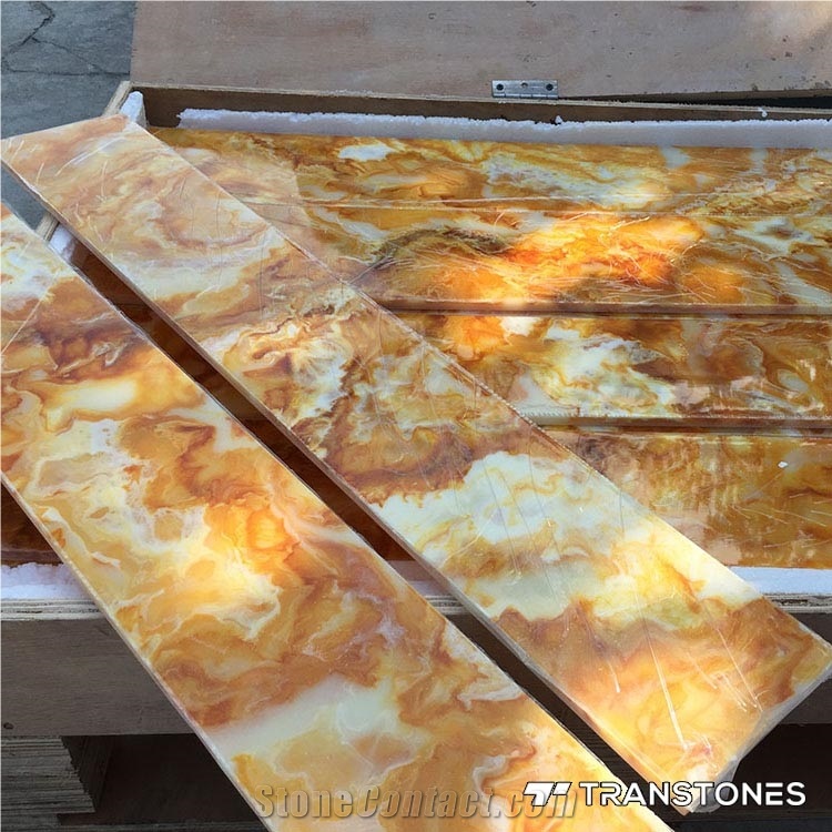 Translucent Onyx Slabs Alabaster Sheet Table Top