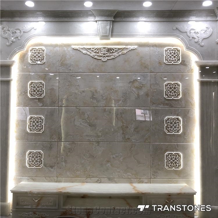 Translucent Stone Alabaster Sheet for Wall Decors