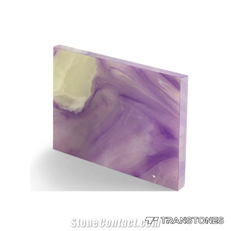 Transtones Faux Stone Alabaster Acrylic Sheet