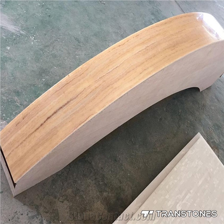 Wooden Design Artificial Alabaster Sheet