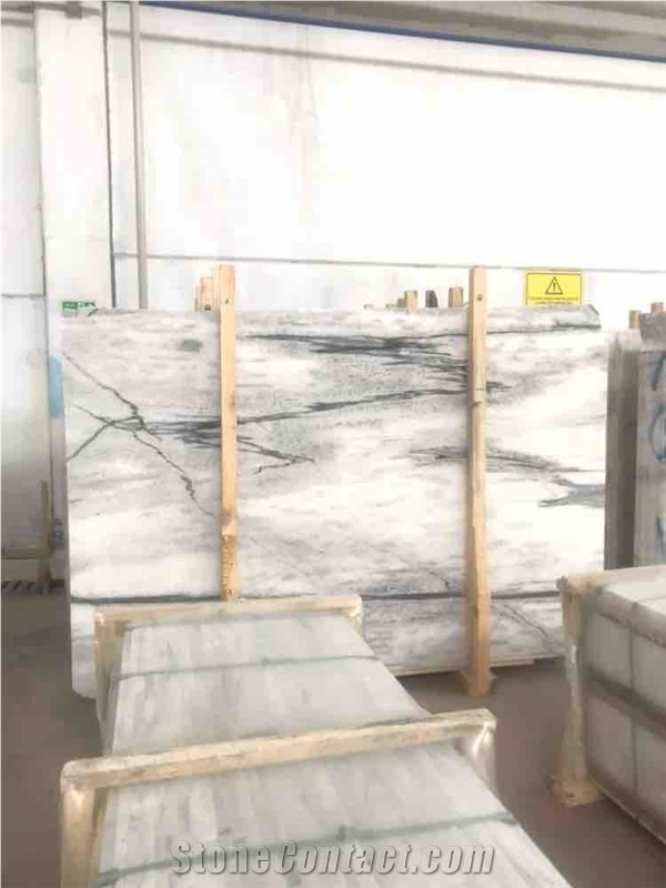 Crystal White Marble Slabs
