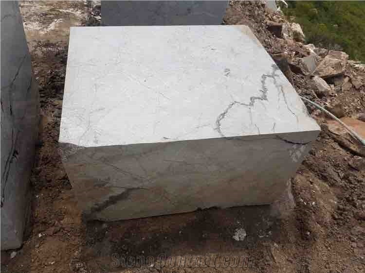 Ice King Light Grey Marble Blocks