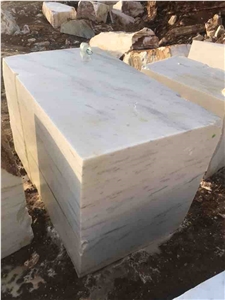 Kemalpasa White Marble Blocks from Own Quarry
