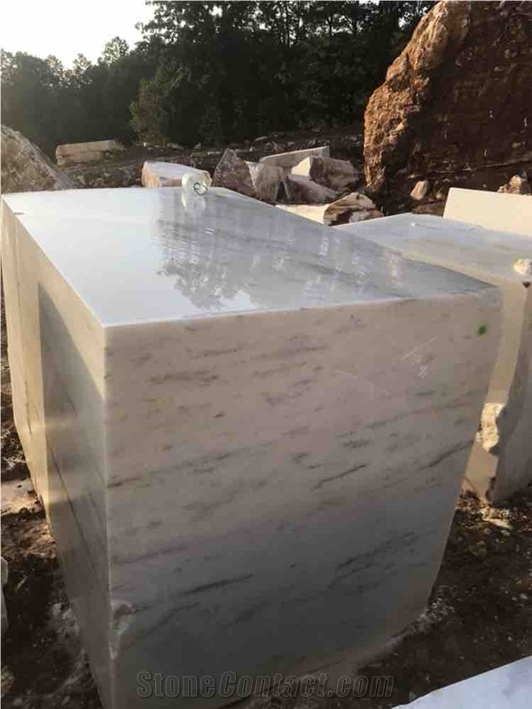 Kemalpasa White Marble Blocks from Own Quarry