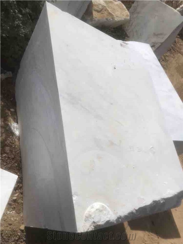 Kemalpasha White Marble Blocks- Pure White Marble Blocks