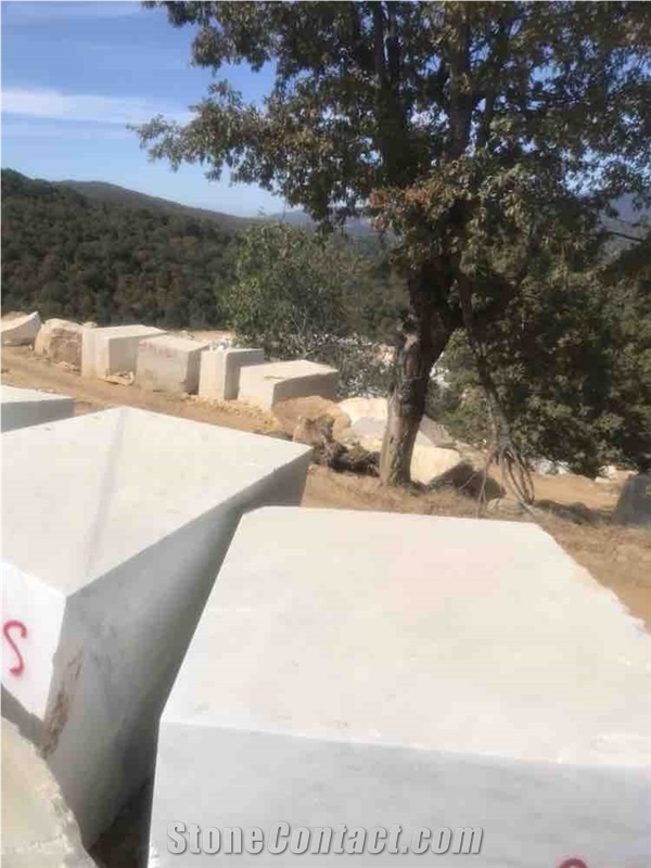 Kemalpasha White Marble Blocks- Pure White Marble Blocks