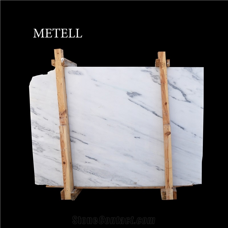 Metell Marble Slabs, Mugla White Marble Slabs