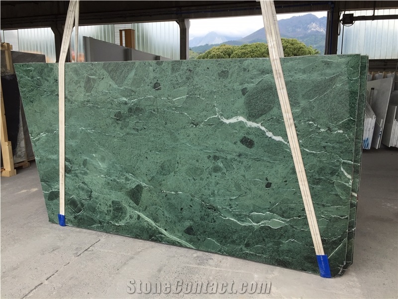 Verde Issorie Marble Slabs