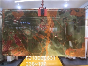 Afghan Dark Green Onyx Afghanistan Onix Slab Wall