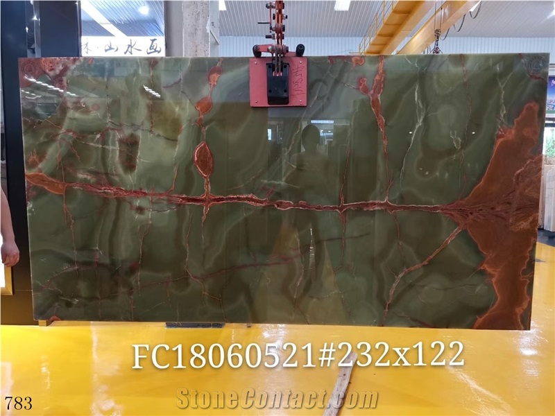 Afghan Dark Green Onyx Afghanistan Onix Slab Wall