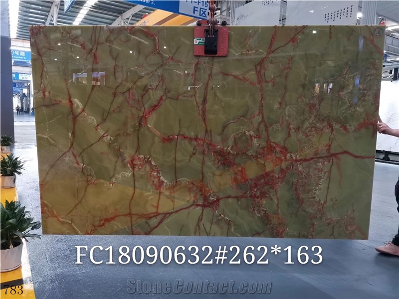 Afghan Dark Green Onyx Afghanistan Onix Slab Wall