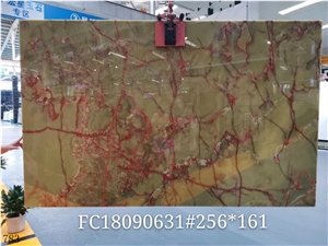 Afghan Dark Green Onyx Afghanistan Onix Slab Wall
