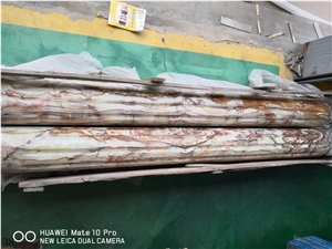 Ancient Greey Onyx Carved Hollow Roman Column