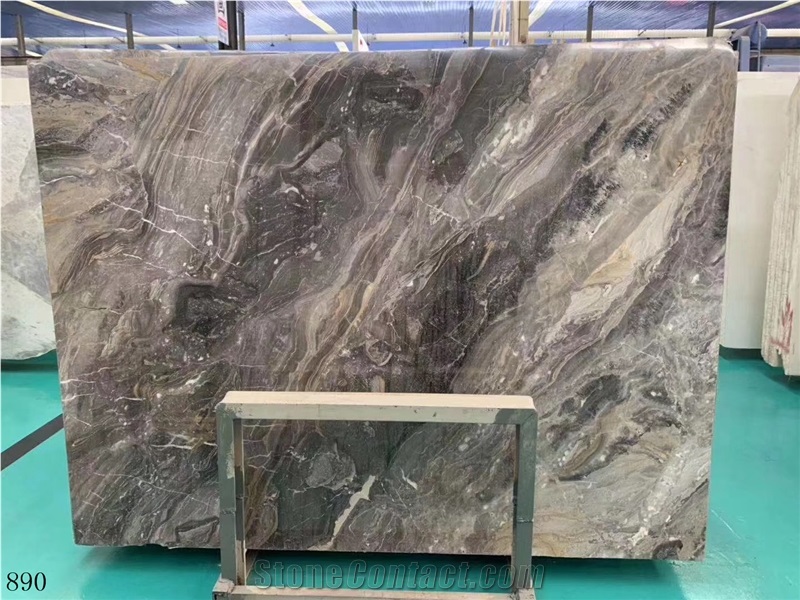 Arabescato Grigio Rosa Marmi Grey Marble Slab