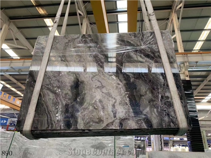 Arabescato Grigio Rosa Marmi Grey Marble Slab