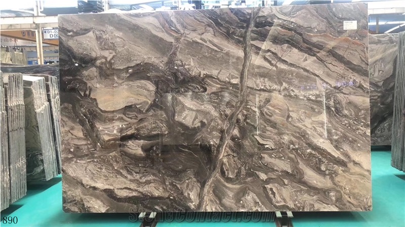 Arabescato Grigio Rosa Marmi Grey Marble Slab