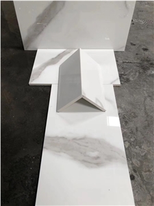 Bianco Calacatta White Marble Vanity Countertop
