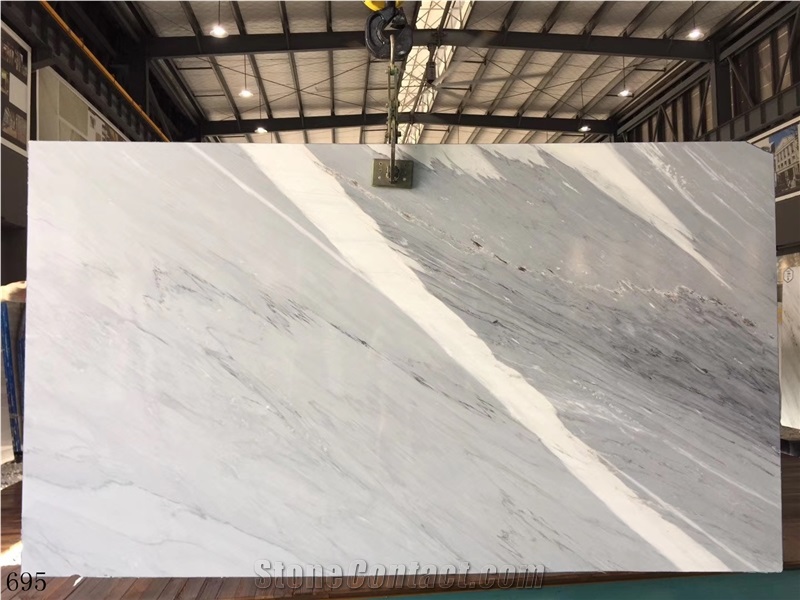 Bianco Persia Marble Alpine White Stone Slab Tile