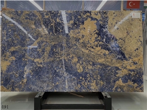 Blue Sodalite Madagascar Sodalit Granite Slab