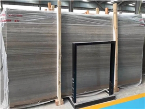 China Coffee Brown Wood Grain Marble Stone Tiles