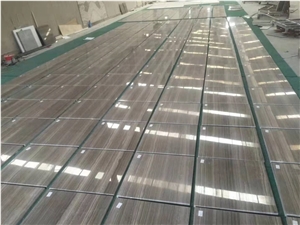 China Coffee Wooden Marble Brown Flooring Tiles