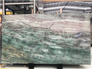 China Green Jade Jasper Onyx Slab Wall Covering China Green Jade Jasper Onyx Slab Wall Covering