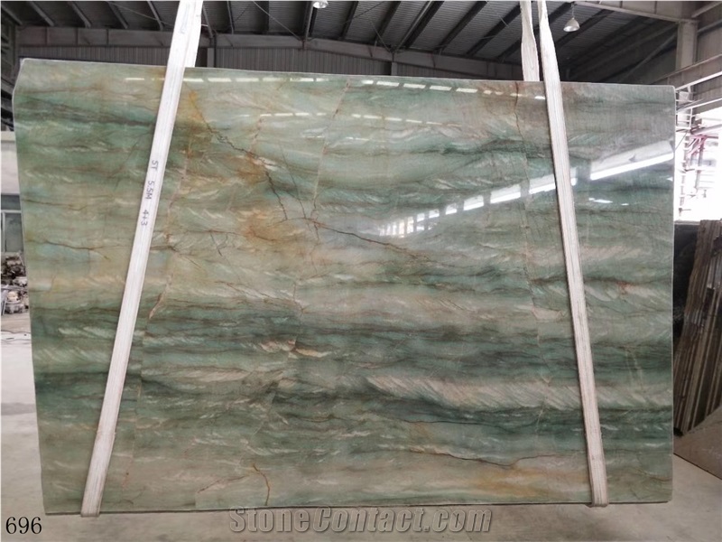 China Green Jade Jasper Onyx Slab Wall Covering