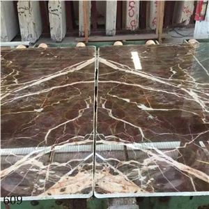 China Louis Red Agate Onyx Marble Slab Tile Floor