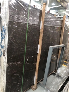 China Portor Gold Brown Jade Marble Vein Tile
