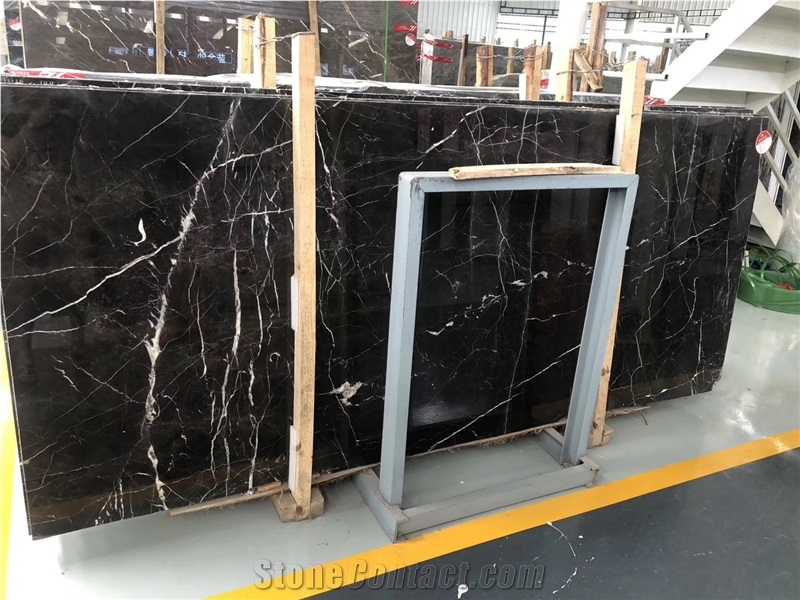 China Portor Gold Brown Jade Marble Vein Tile