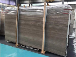 Coffee Wood Grain Brown Marble Tiles Wall Panels