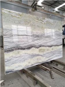 Connemarble Amazon Forest Green Marble Slab Wall Connemarble Amazon Forest Green Marble Slab Wall